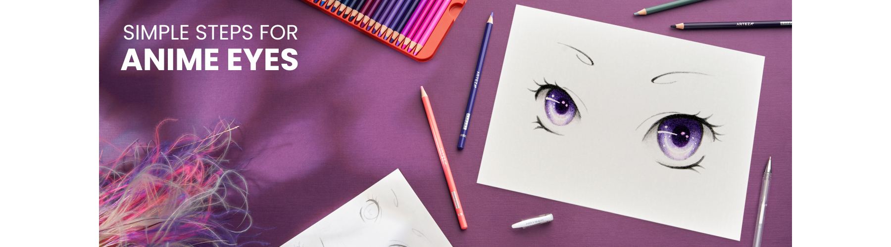 How to Draw Anime Eyes From Different Angles, Anime Outline