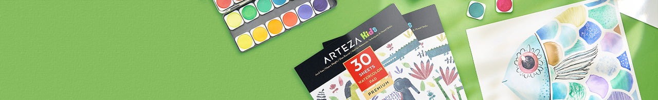 Arteza® Kids Watercolor Kit, 25 Assorted Colors