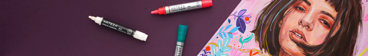 Let's Chat Markers! Oil, Chalk & Acrylic Ft. Arteza