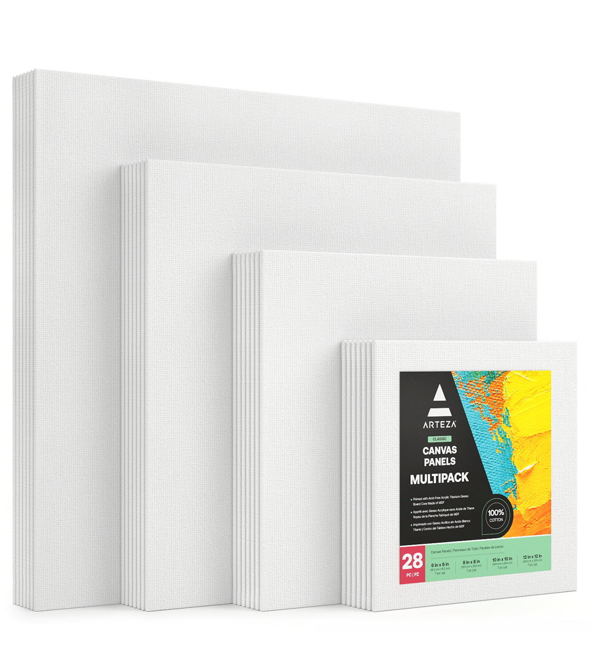 Mixed Shape Canvases, Multipack - Set of 10 –