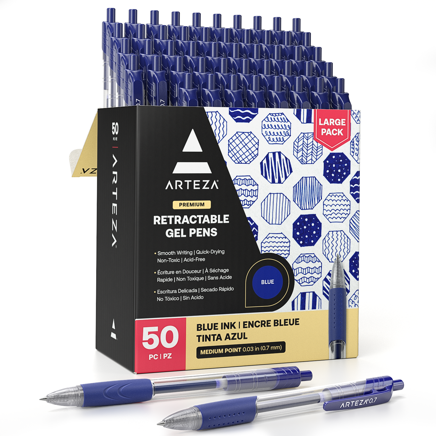 ARTEZA 20 stylos gel rétractables