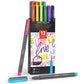 Felt Brush Pens, Vibrant Colors - Set of 12