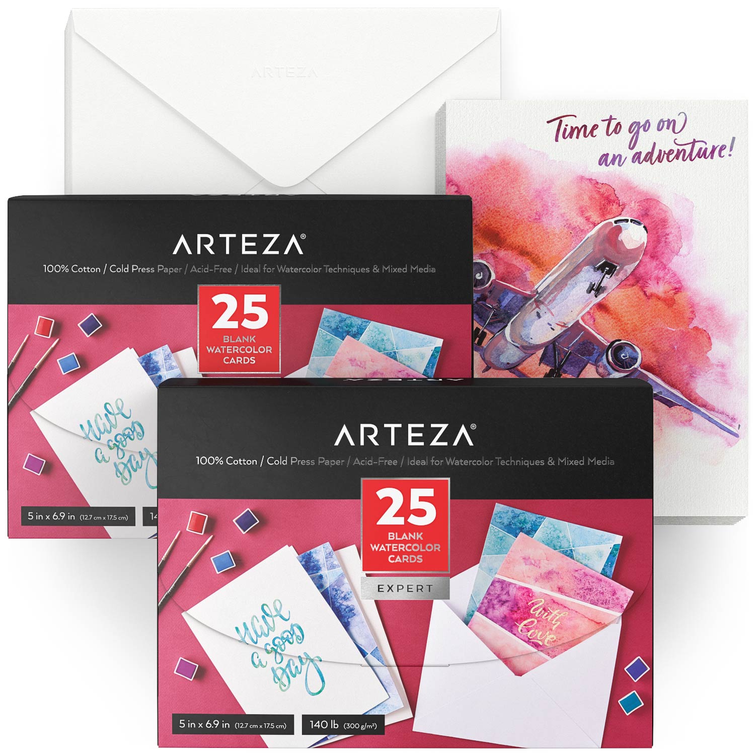 Mixed Media Art Supplies -Strathmore Cards & Envelopes 5 X 6.875
