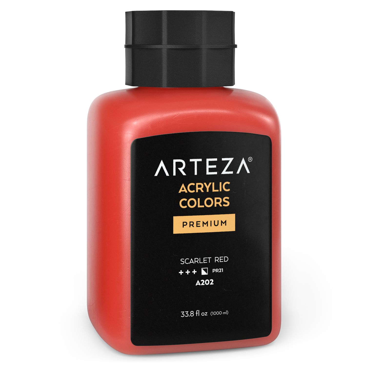 A202 Scarlet Red Acrylic Paint 34oz