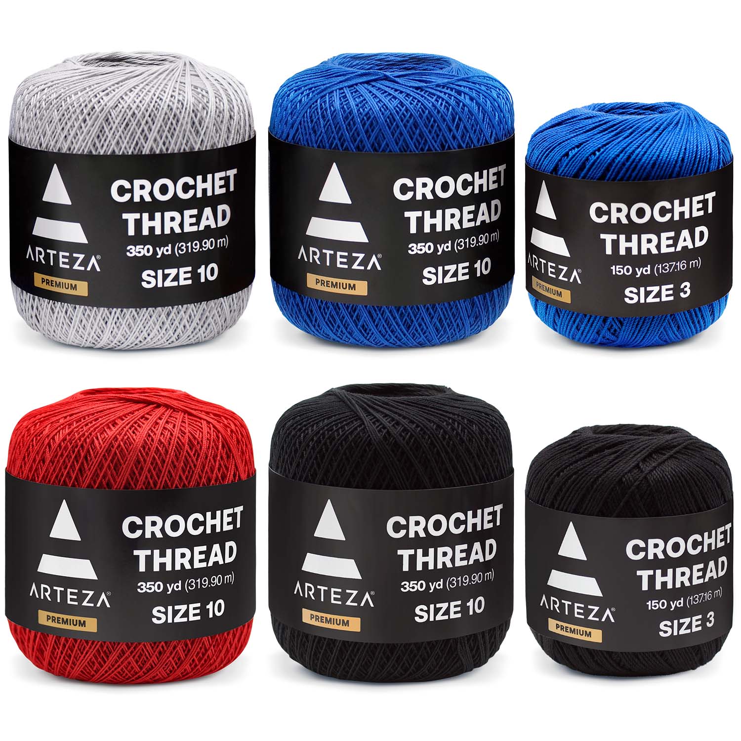 Mercerized Crochet Cotton, Mercerized Cotton Threads