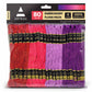 Embroidery Floss, Red, Pink, Purple & Violet Tones - 80 Pieces