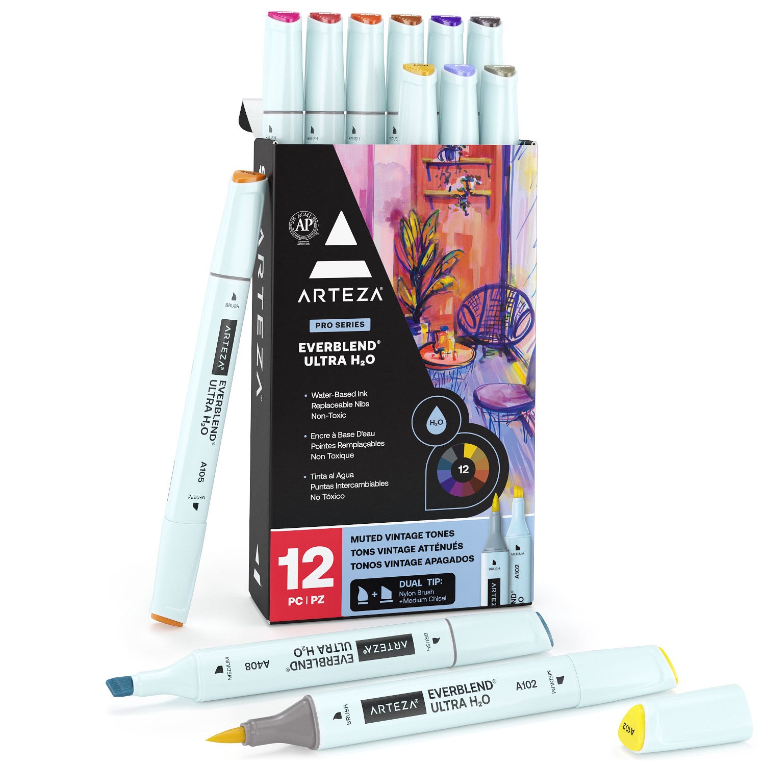 EverBlend Ultra Art Markers- Set of 144 –