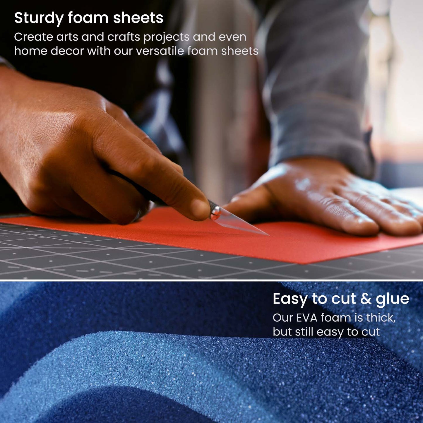 Foam Sheets, Assorted - Pack of 150