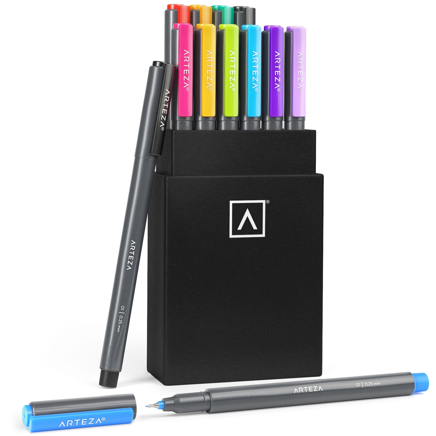 Fineliner Pens, Pack of 12 Art Pens, Fine Line Pen Colored Sketch