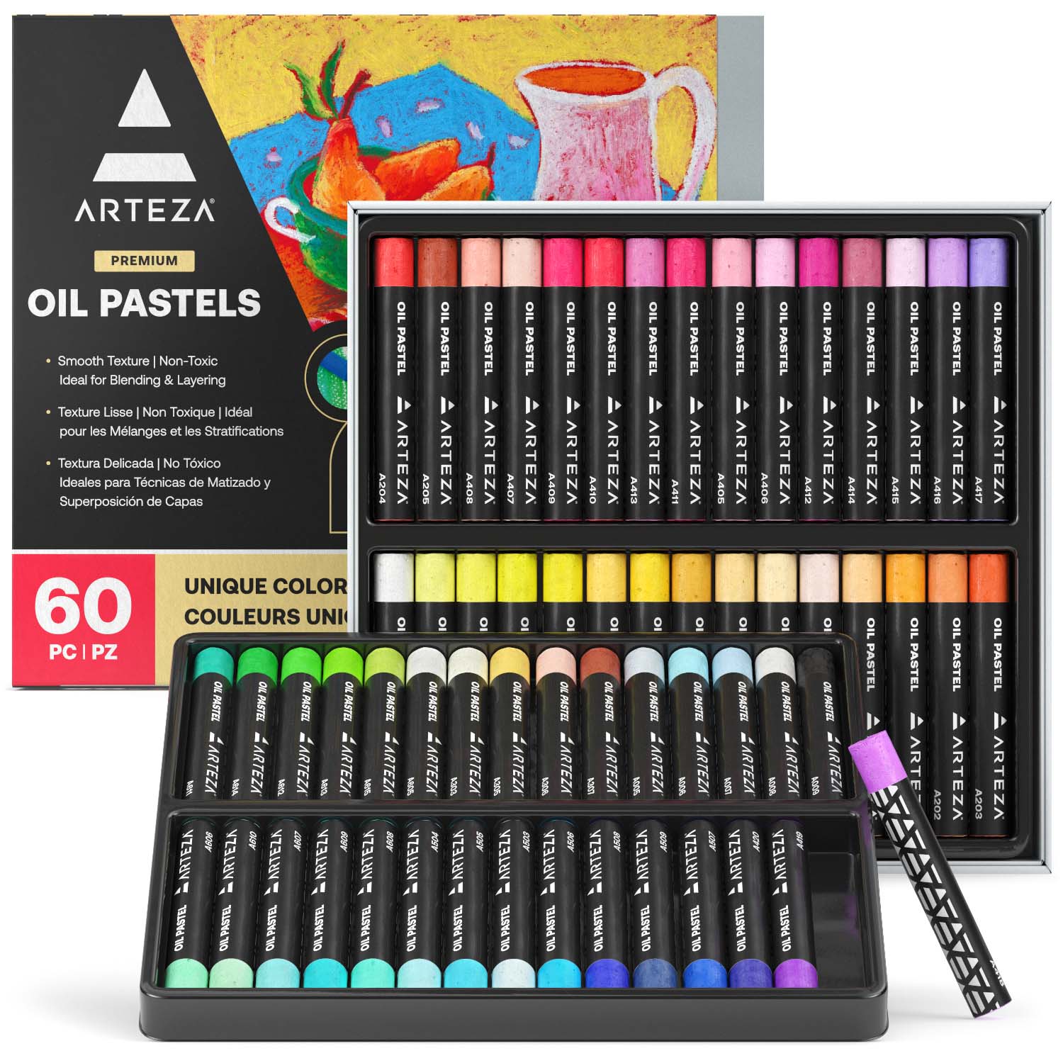 Pastel Oil Based Coloring Set