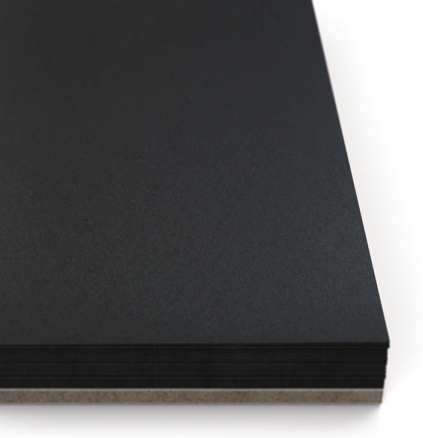 Black Paper Sketch Pad, 9" x 12", 30 Sheets (Multiple Packs Available)