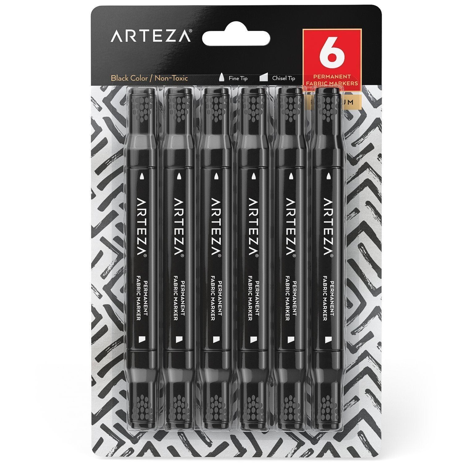 Artesprix Black Sublimation Markers (6/pack)