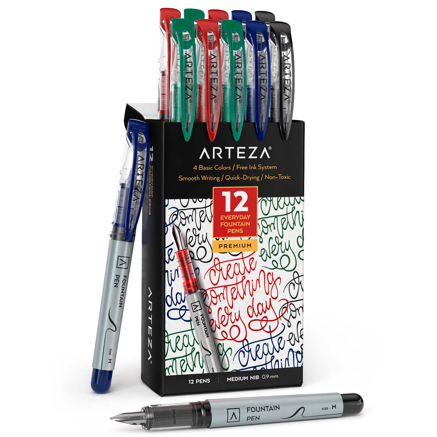 http://arteza.com/cdn/shop/products/fountain-pens-black-blue-red-green-medium-nib-pack-of-12_jWCTJeey.jpg?v=1652894193
