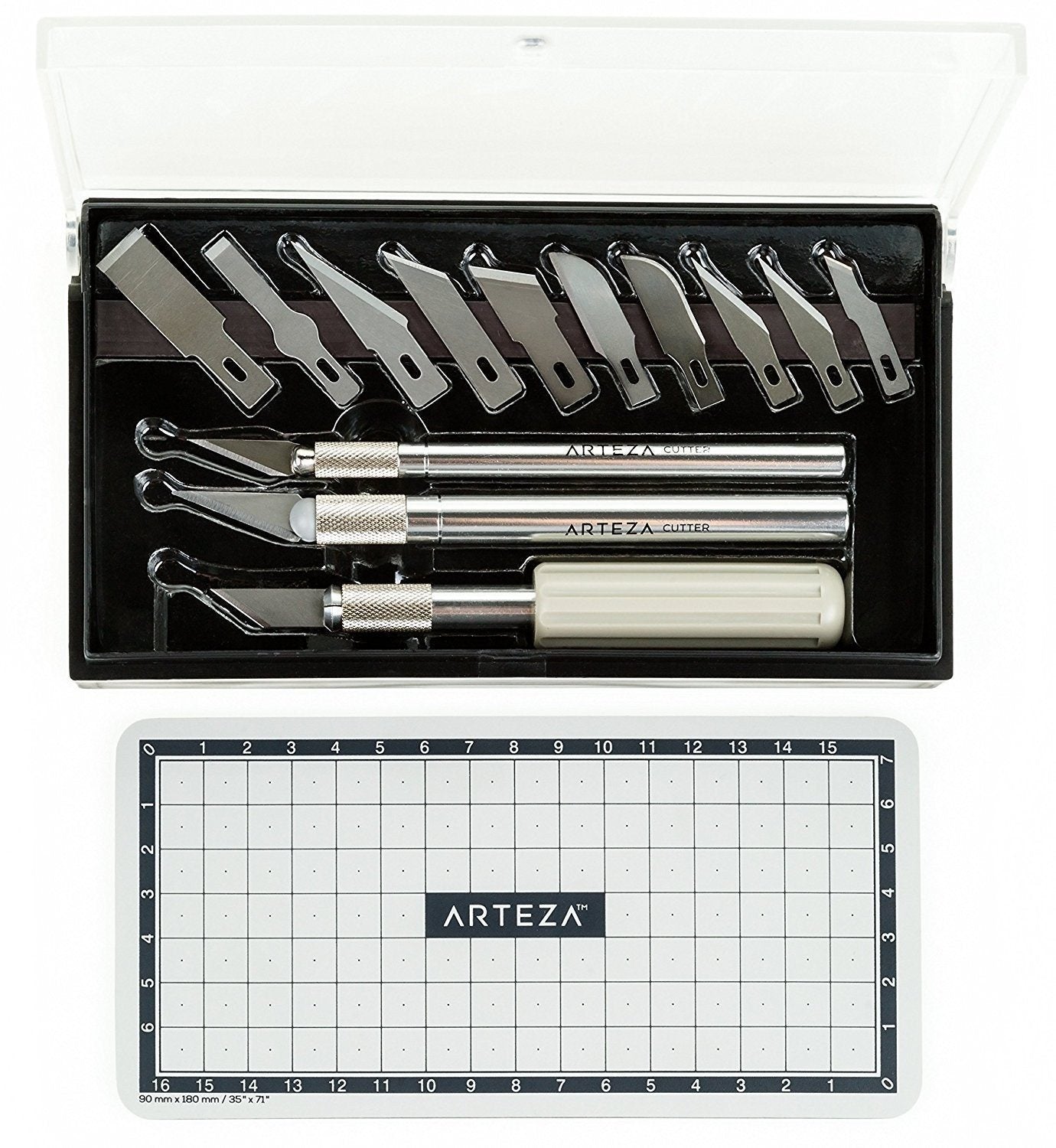 NEW 17 Piece Exacto Knife Kit Scrapbooking Craft Shop Precision HOBBY KNIFE  SET