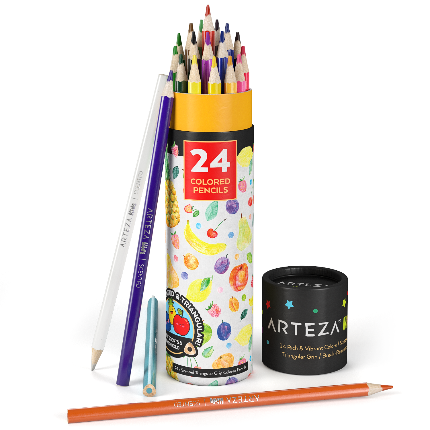 Scentos Scented Colored Pencils 24 Count Set