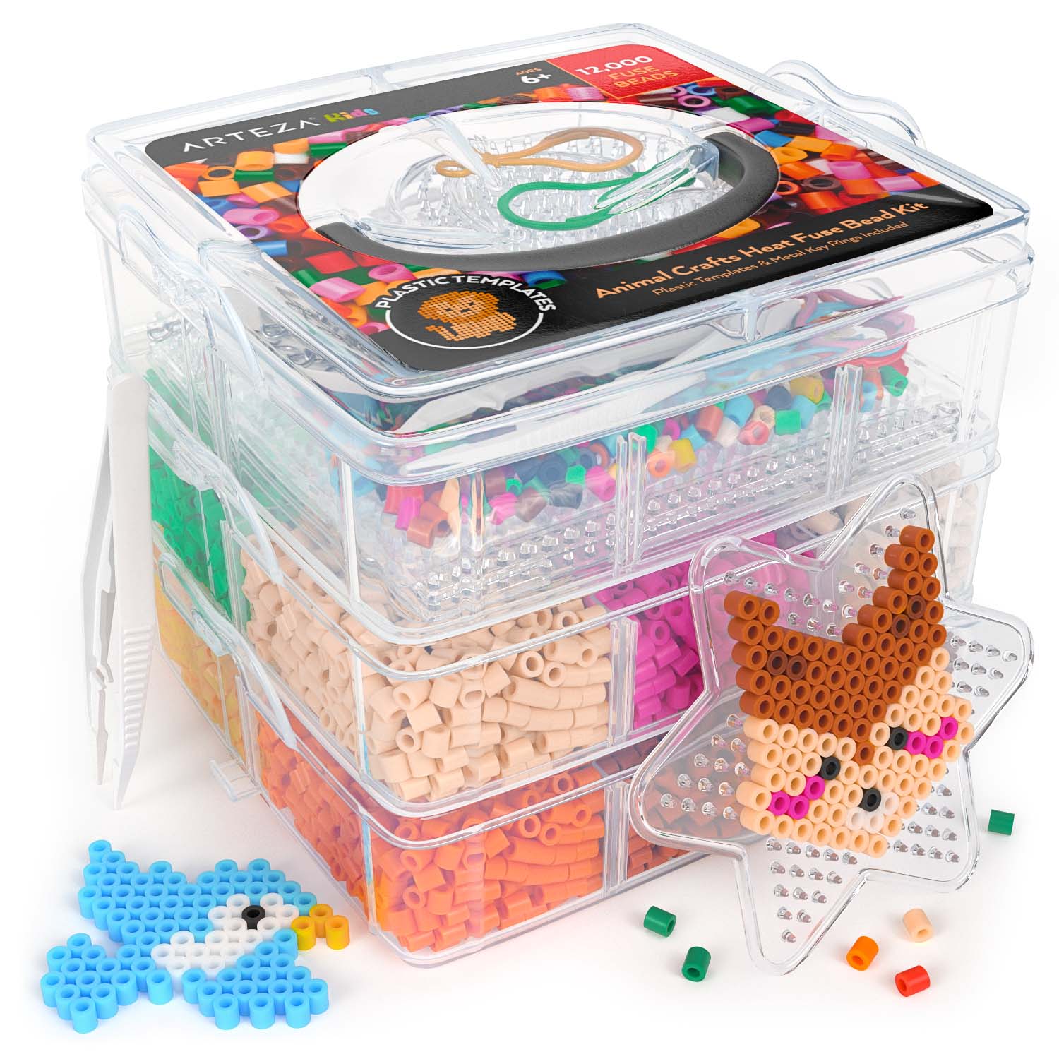 Mini Fuse Beads Starter Kit - Let's Make Sea Animals - Tokyo Otaku