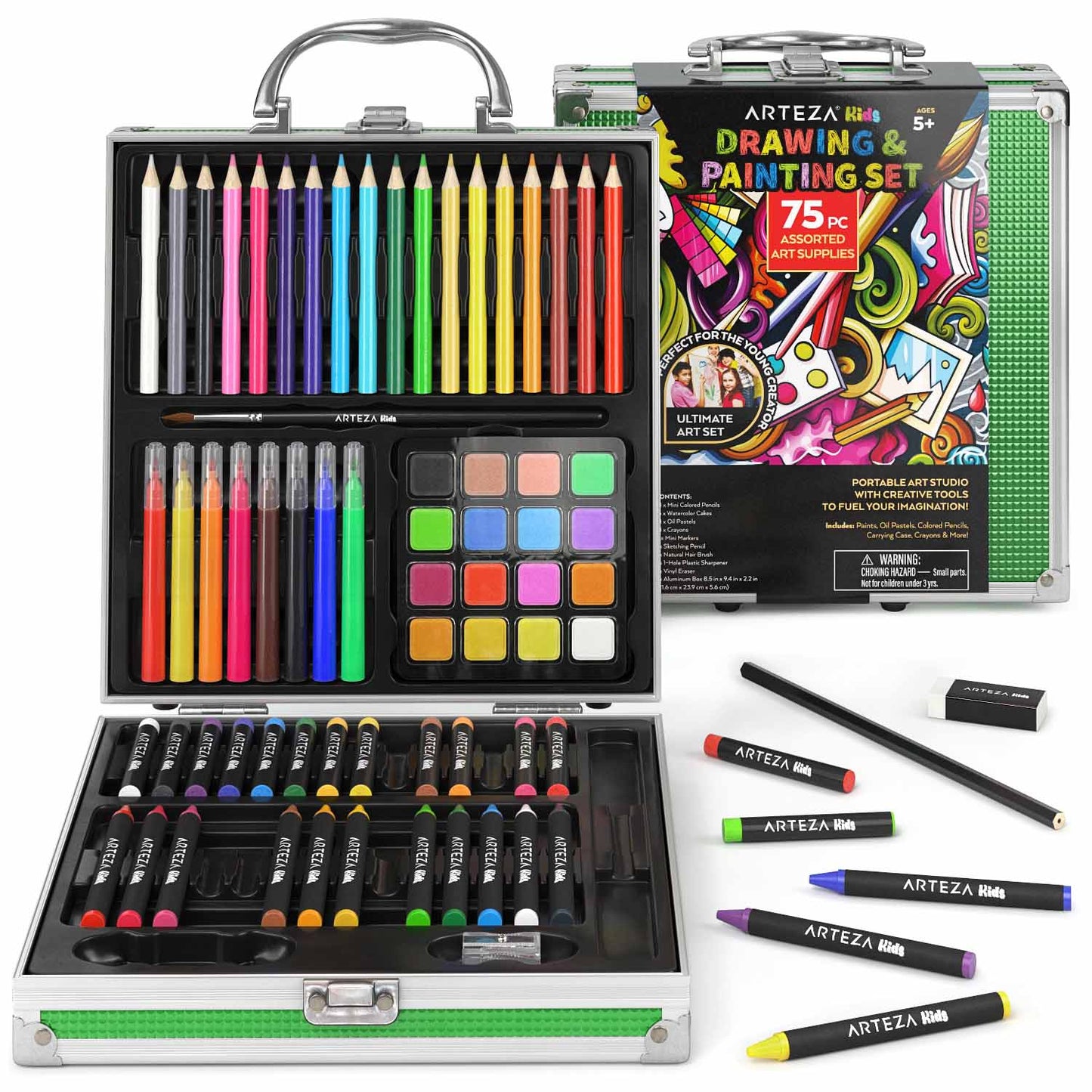 Kids Ultimate Painting & Drawing Set, Green