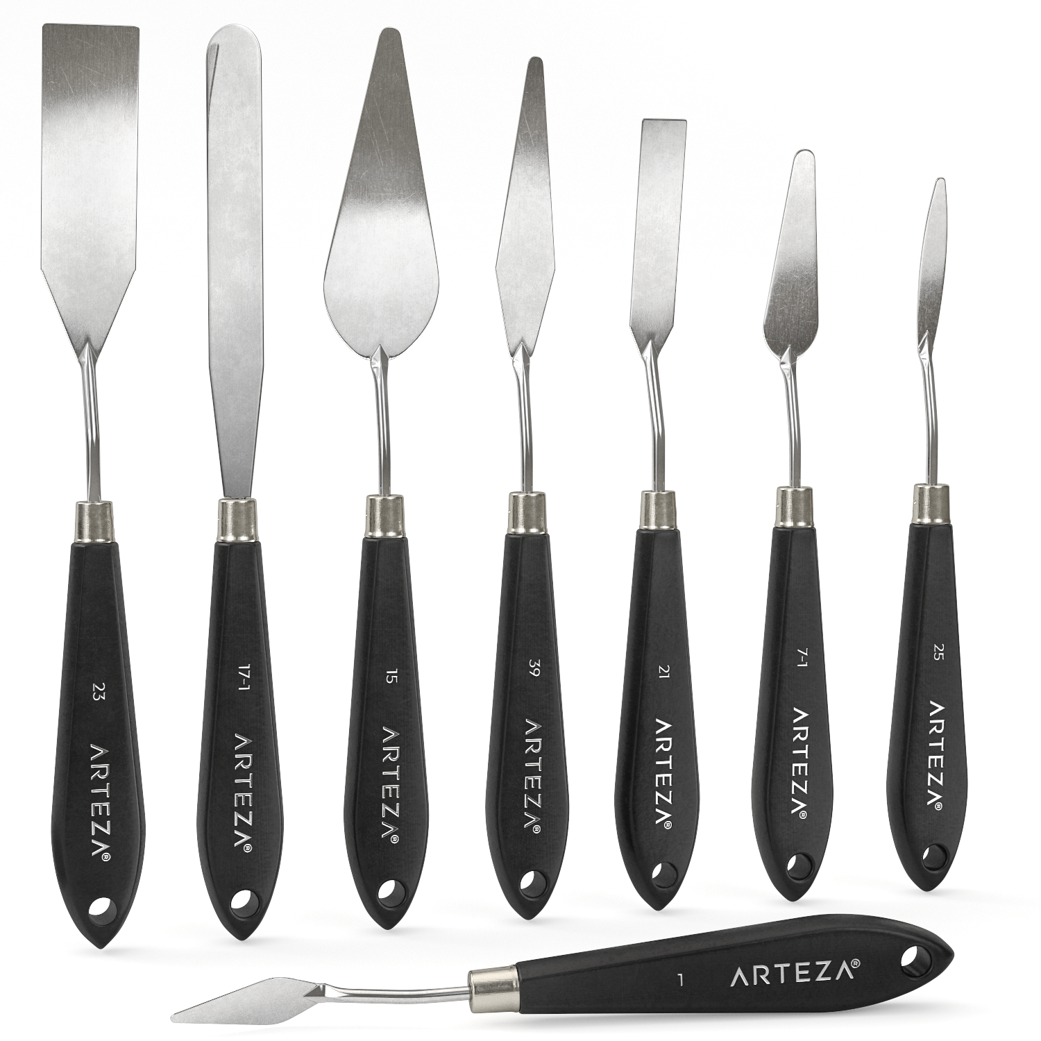 Painting Knife : Set of 9 - Palette & Painting Knives - Painting Tools -  Studio