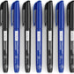 Permanent Marker, Black & Blue, Fine Tip - Pack of 60