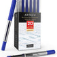 Roller Ball Pens, Blue, 0.5mm Extra Fine Nib - Pack of 20