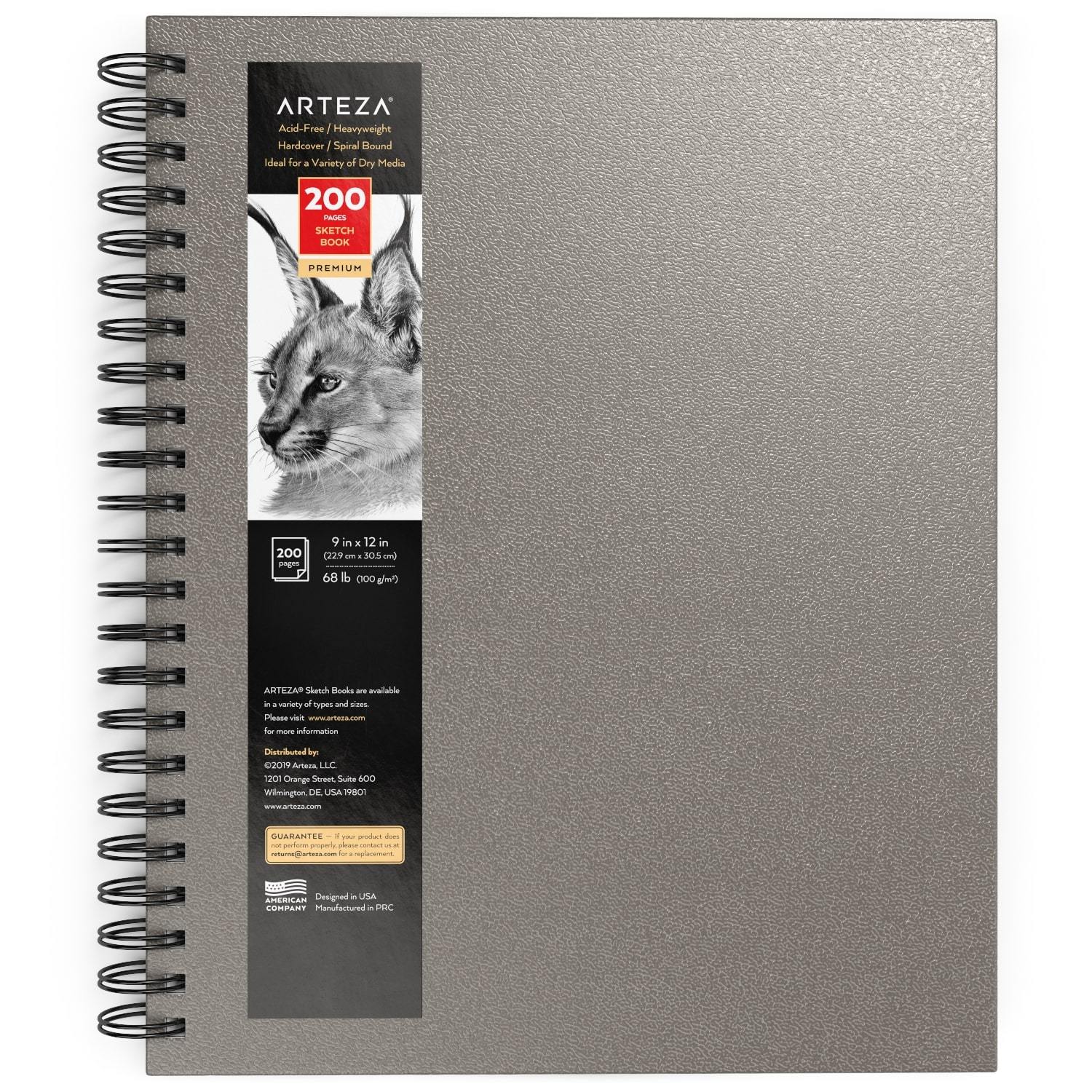 ARTEZA Drawing Pad 9 x 12 Inches, Pack of 2, 160 Sheets (80lb/130g), Spiral  Bound Artist Drawing Books, 80 Sheets Each, Durable Acid Free Sketch Paper,  Ideal fo… in 2024