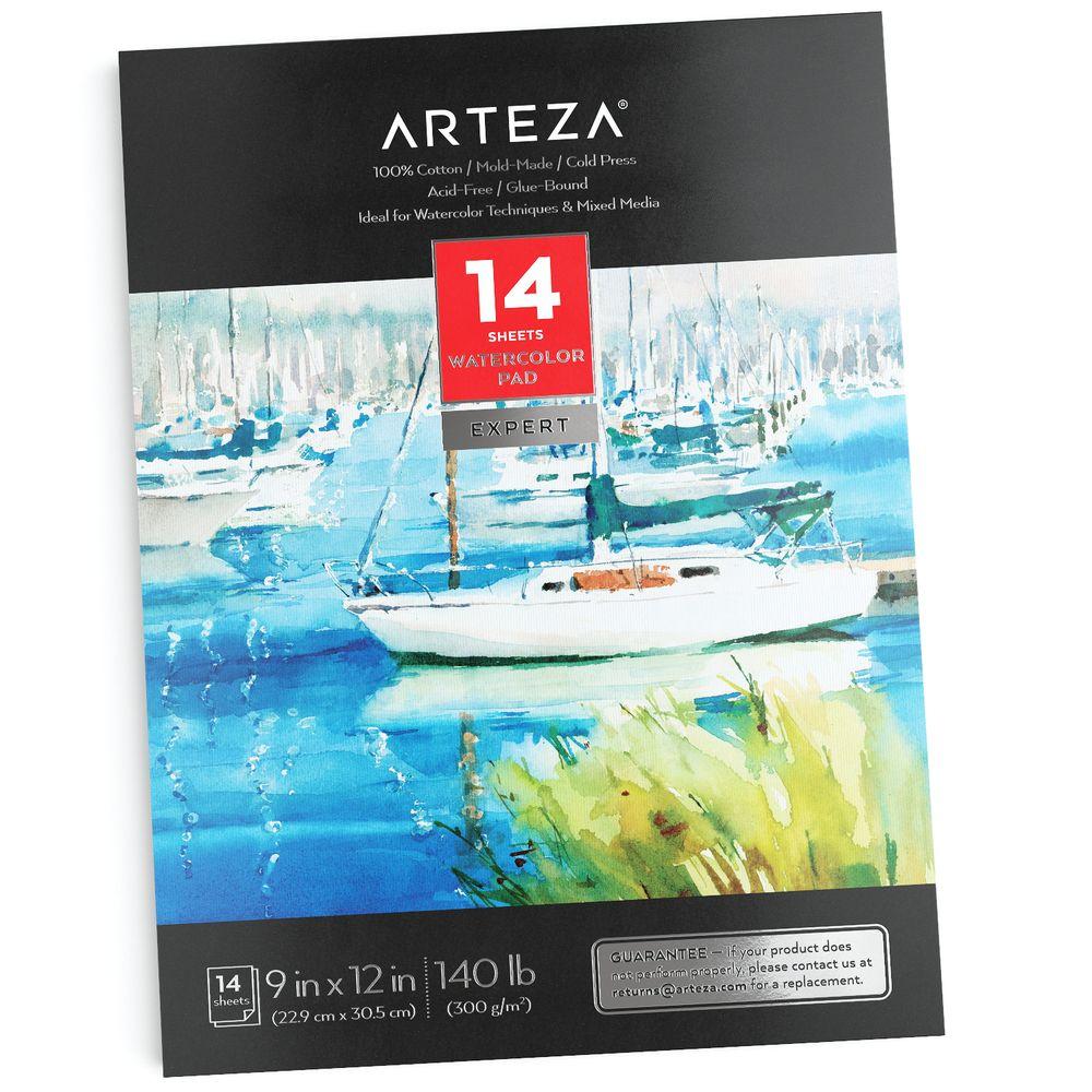 Artfinity Synthesis Multimedia Watercolor Paper Pad, 5x7, 10 She