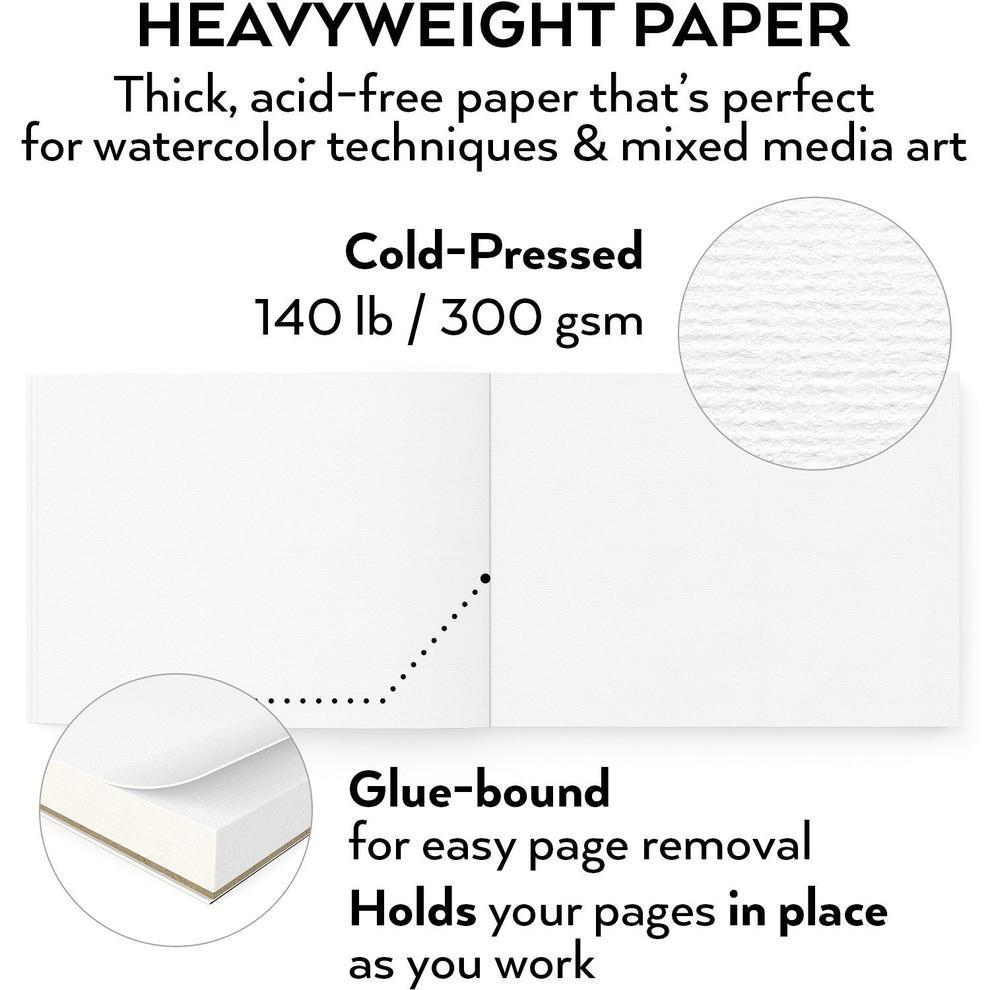 Watercolor Pad, Cold Pressed, 9" x 12", 32 Sheets