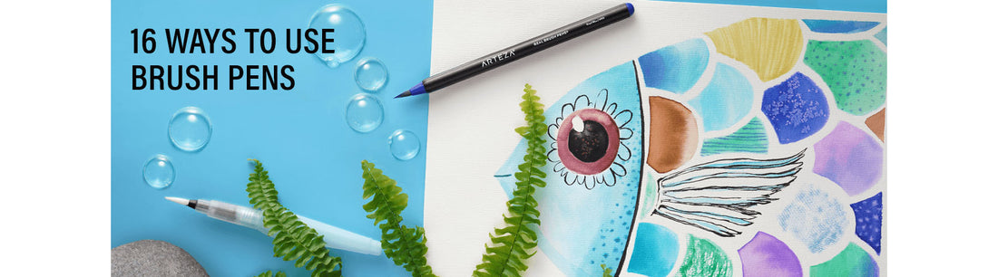 Arteza Real Brush Pens  16 Techniques You Should LEARN IN 2020
