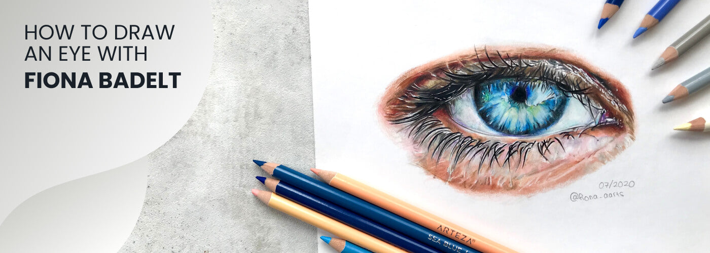 How to Draw a Realistic Eye with Fiona Badelt