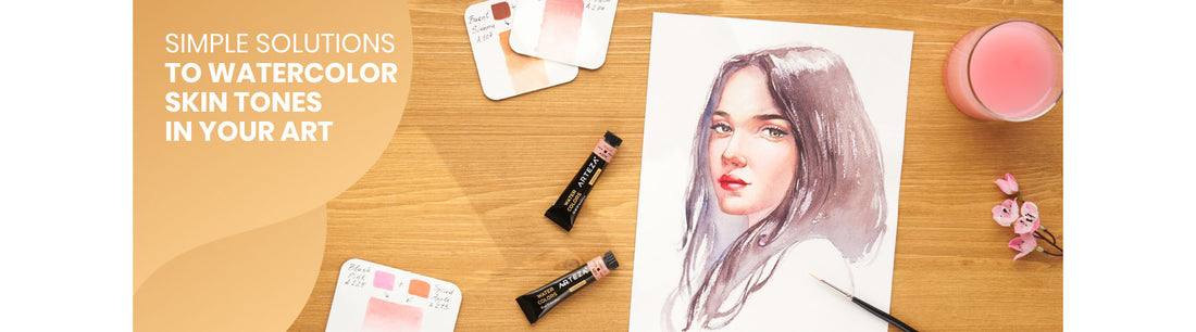 Mixing Realistic Skin Tones Using Watercolors