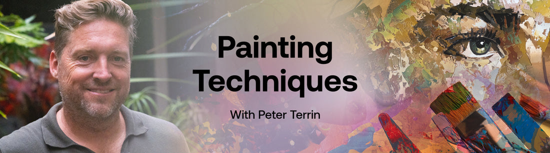 Using Palette Knives on a Canvas with Peter Terrin