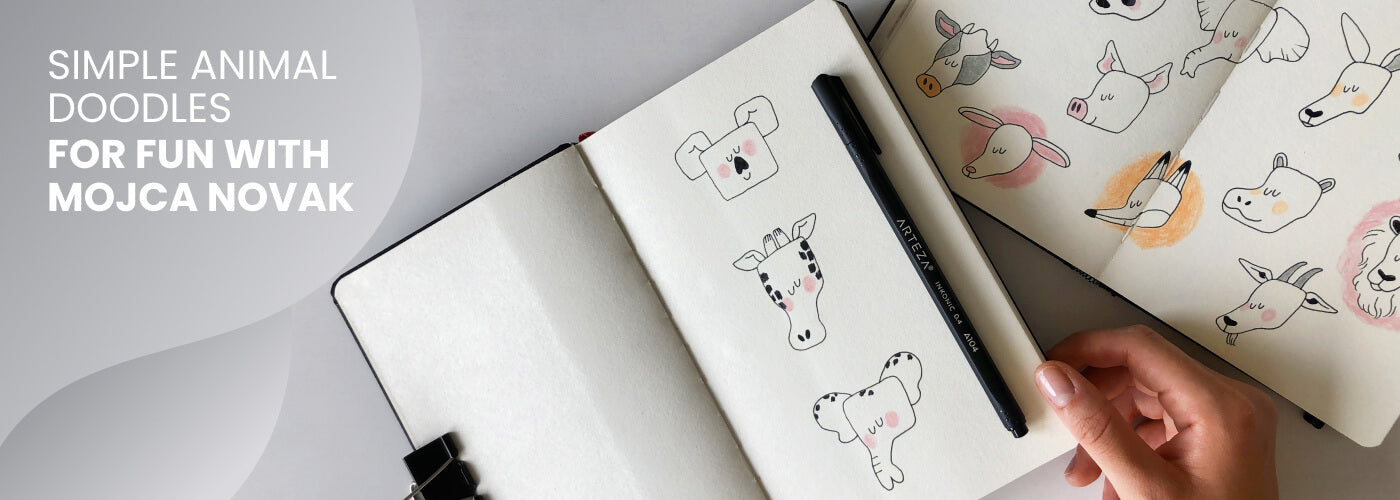 How to Draw Cute & Easy Minimalist Doodles with Mojca Novak