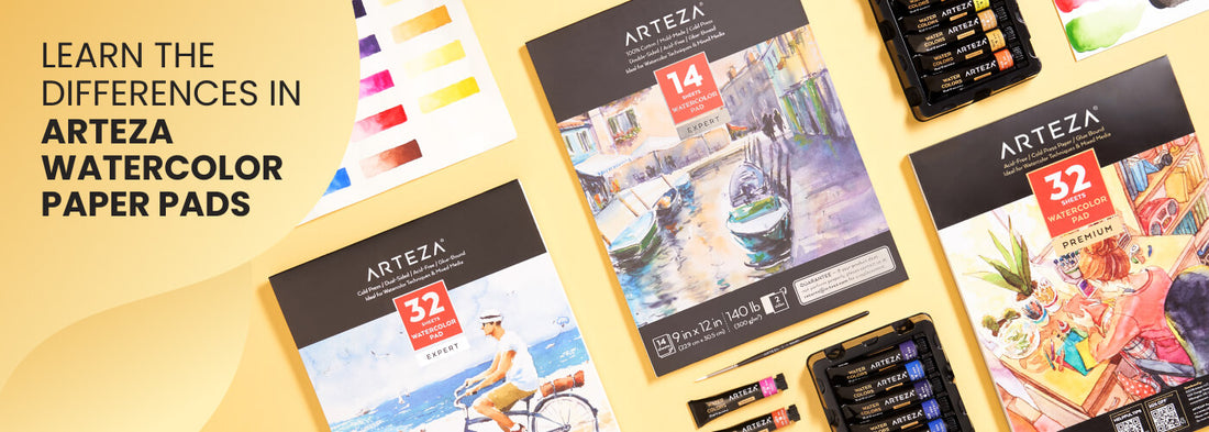 Top 7 Arteza Watercolor Paper Pads. Discover the One That’s Right for You!