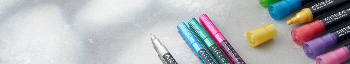 Metallic Brush Pen, Metallic Markers, Brush Pens, Brush Pen Set,  Calligraphy Markers, Colourful Brush Pens, Journal Pens, Scrapbooking Pens  -  Israel