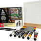 ARTEZA Desktop Muralist Art Set - 17 Pieces | Create Your Own Mini Wall Mural