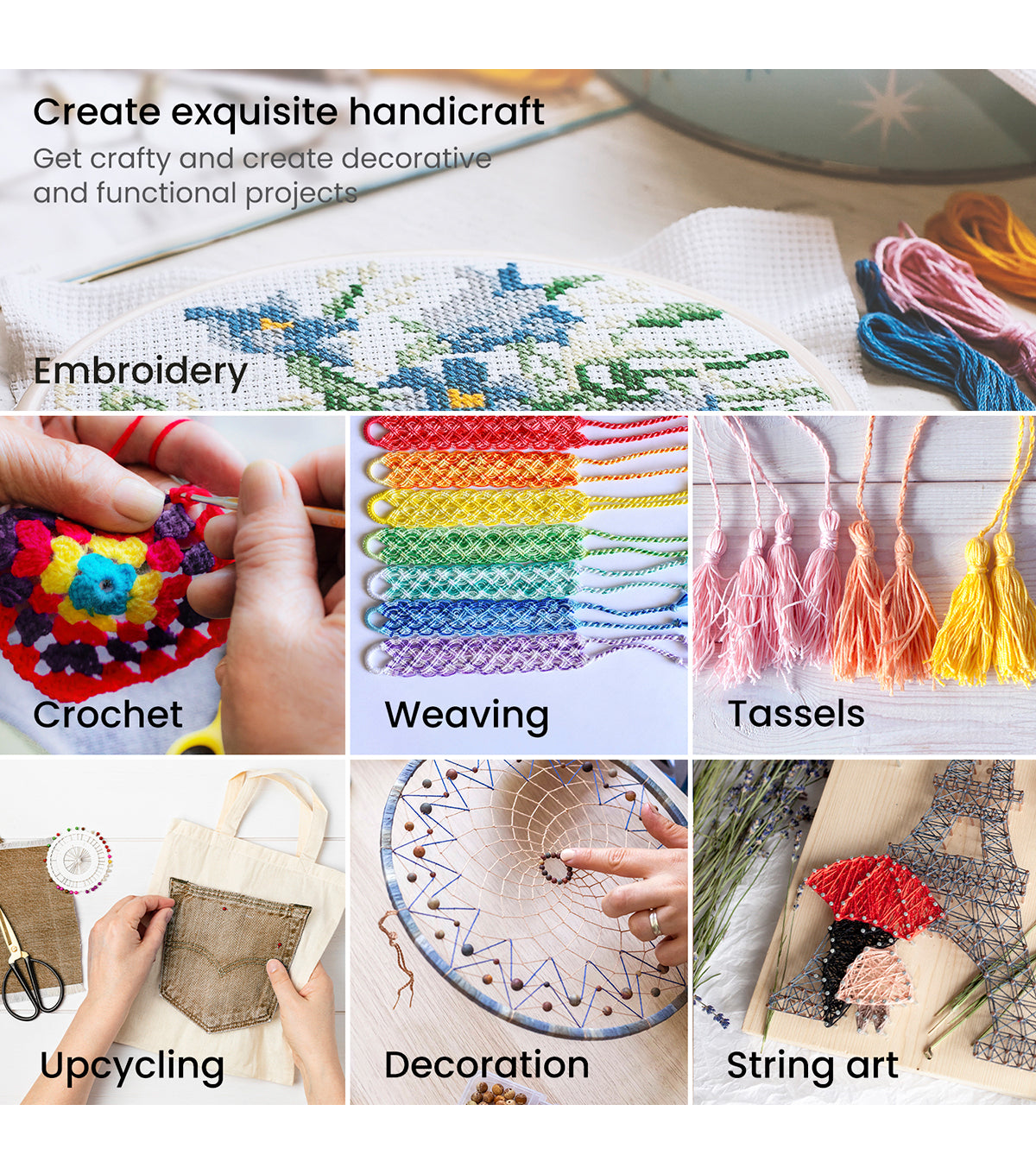 Embroidery Floss, 35 Colors - 144 Pieces –