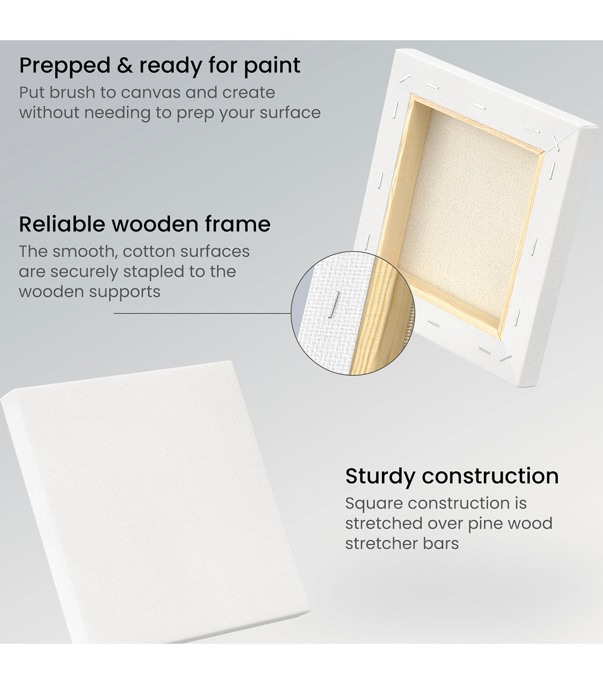 Wholesale pre primed canvas With Ideal Features For Painting