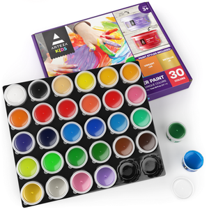  Arteza Kids Pintura al témpera, juego de 16 colores para  colorear, suministros de arte para pintura, proyectos escolares y  manualidades : Juguetes y Juegos