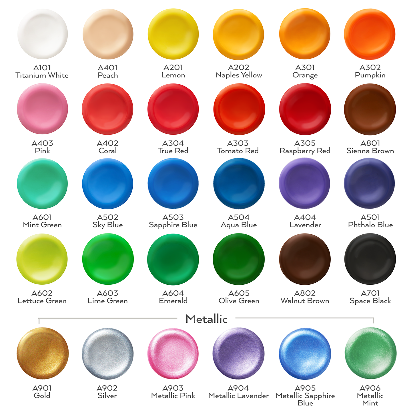 Kids Finger Paints, Assorted Colors, 30ml - Set of 30