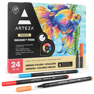 Airpow Personalized Pens 72 Color Colored Pencils Set Brush Art
