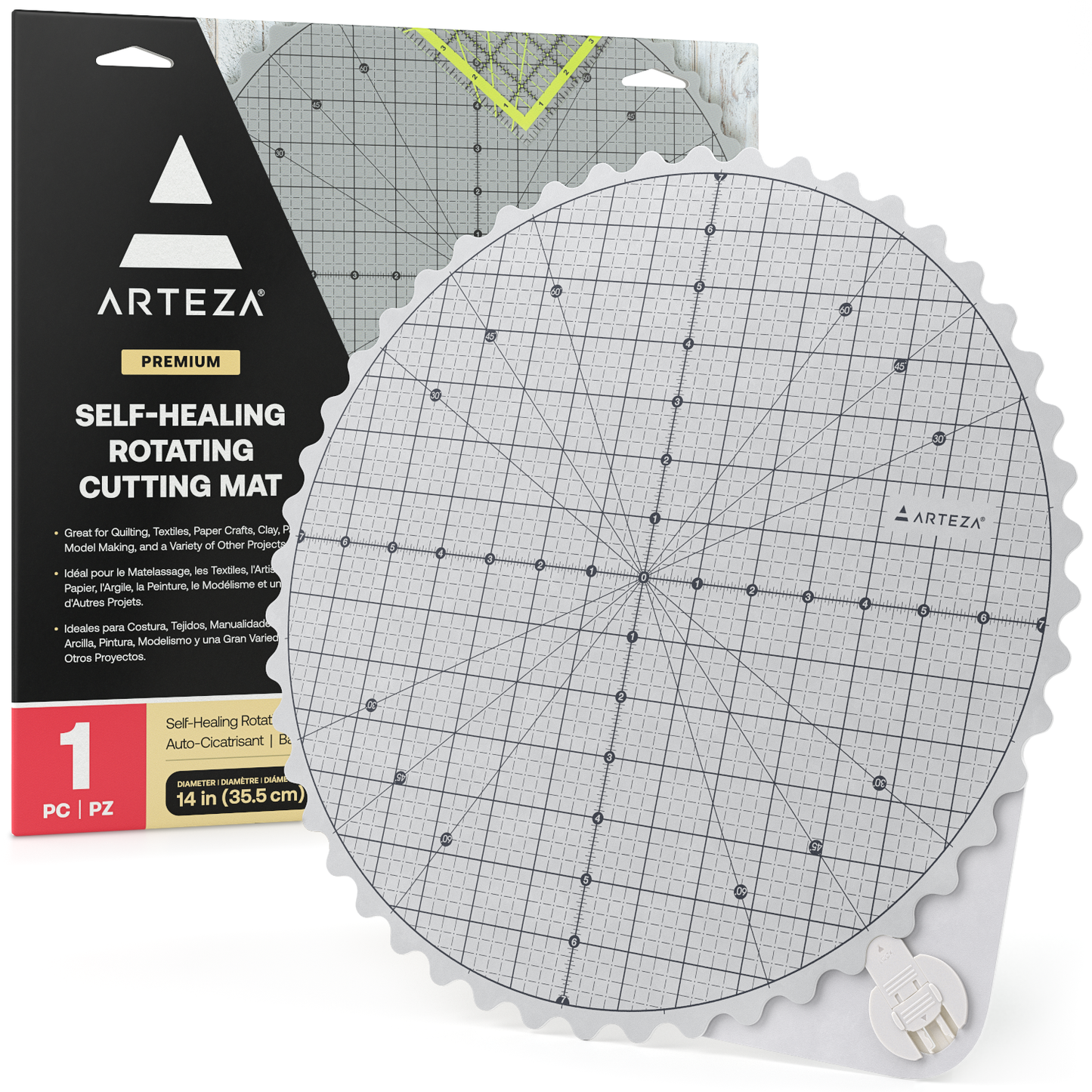 14" Premium Self-Healing Rotating Cutting Mat