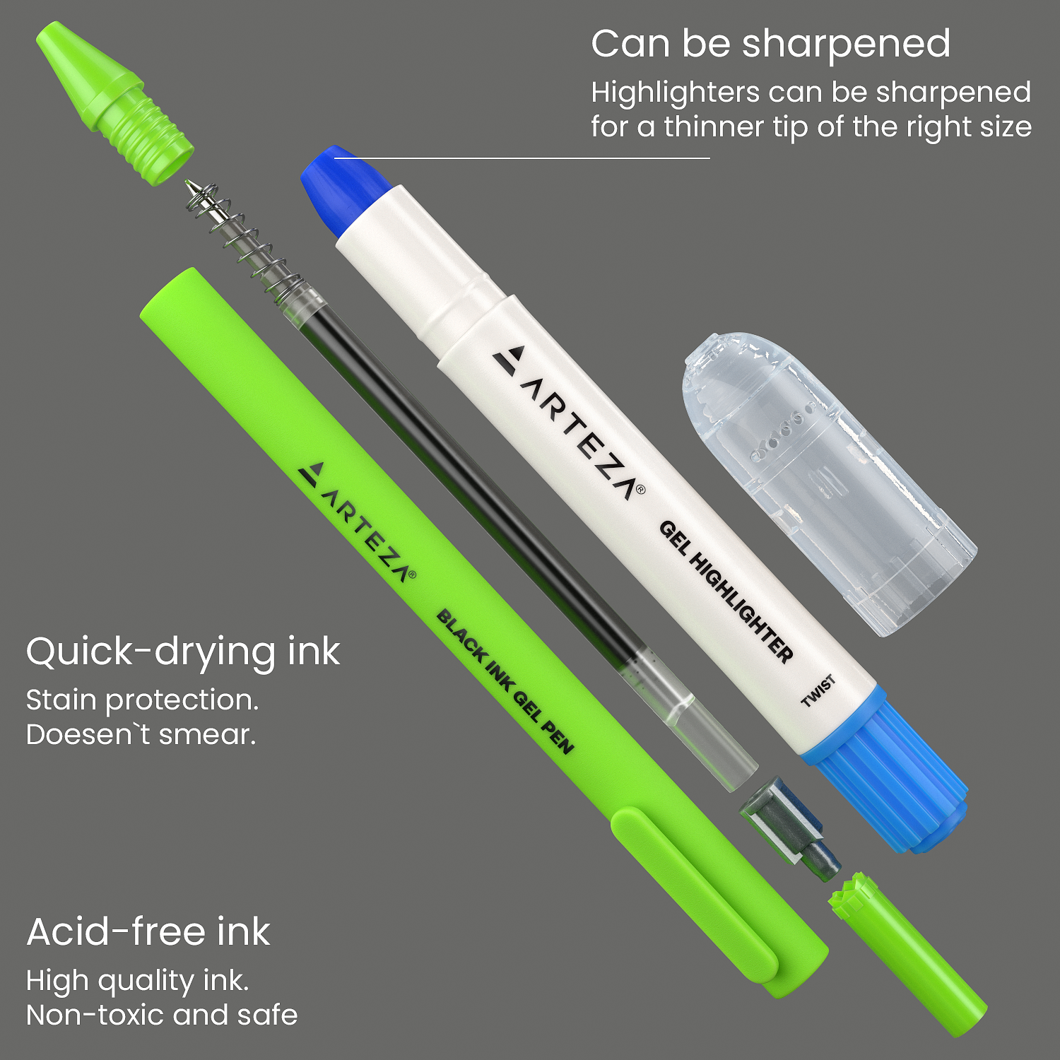 H-E-B Fine Tip Dry Erase Markers - Black - Shop Highlighters & Dry