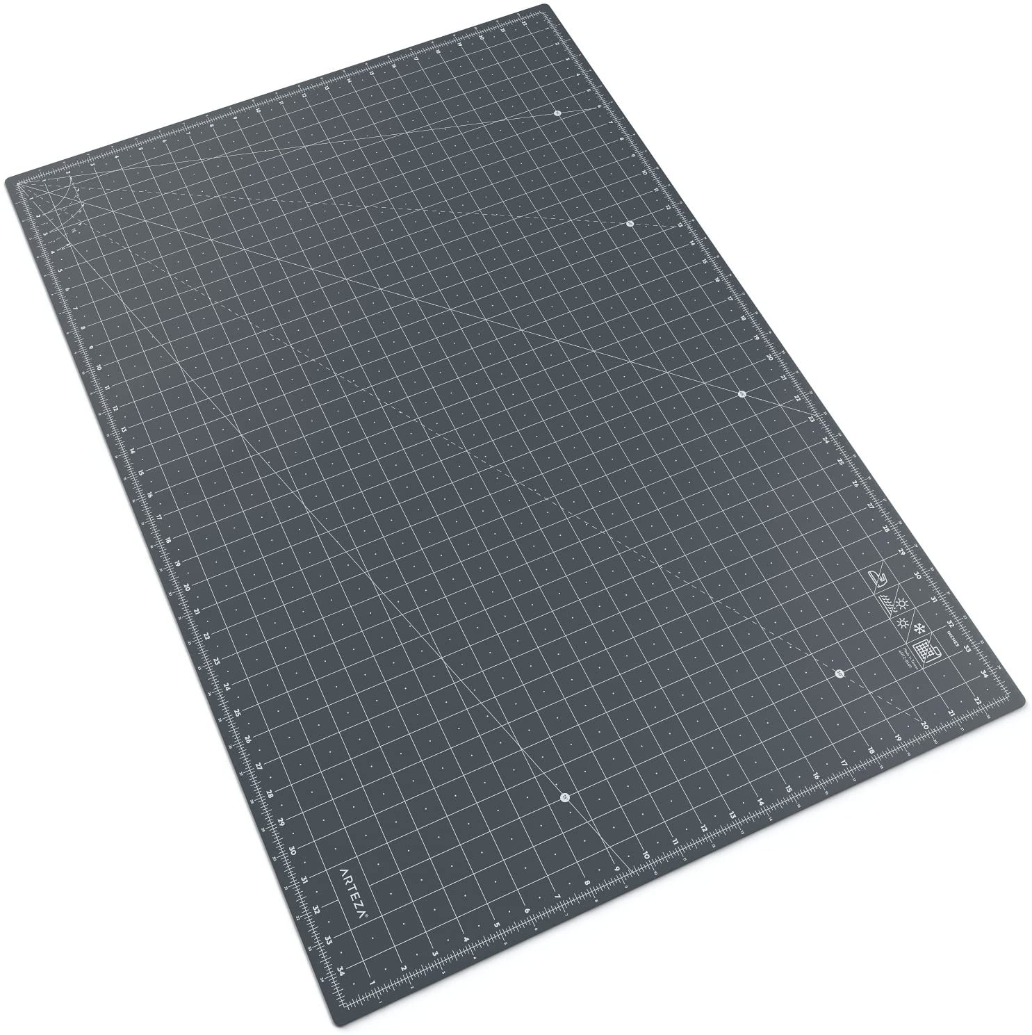 Uxcell A5 Self-Healing Cutting Mat 9x6 Craft Cutting Board for DIY Art  Work Cutting, Grey 