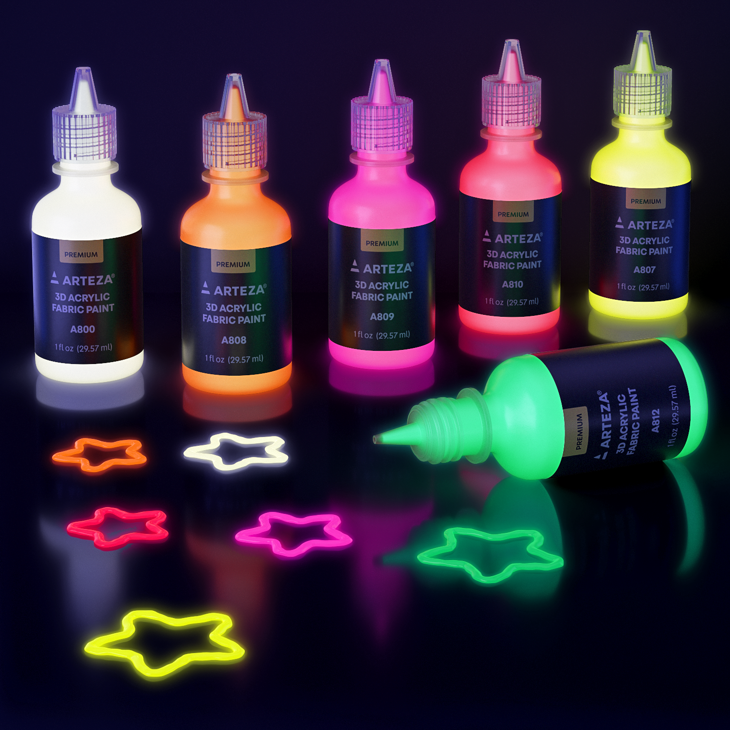 Invisible Glow in the Dark Paint (Acrylic Professional Grade