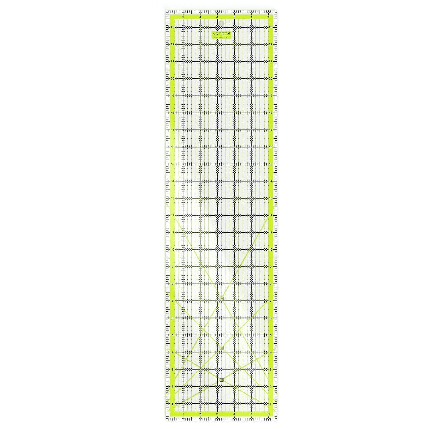Quilting Ruler Set, 2 Pack Acrylic Quilting Ruler (4.5X4.5)-(6X6), Square Qu