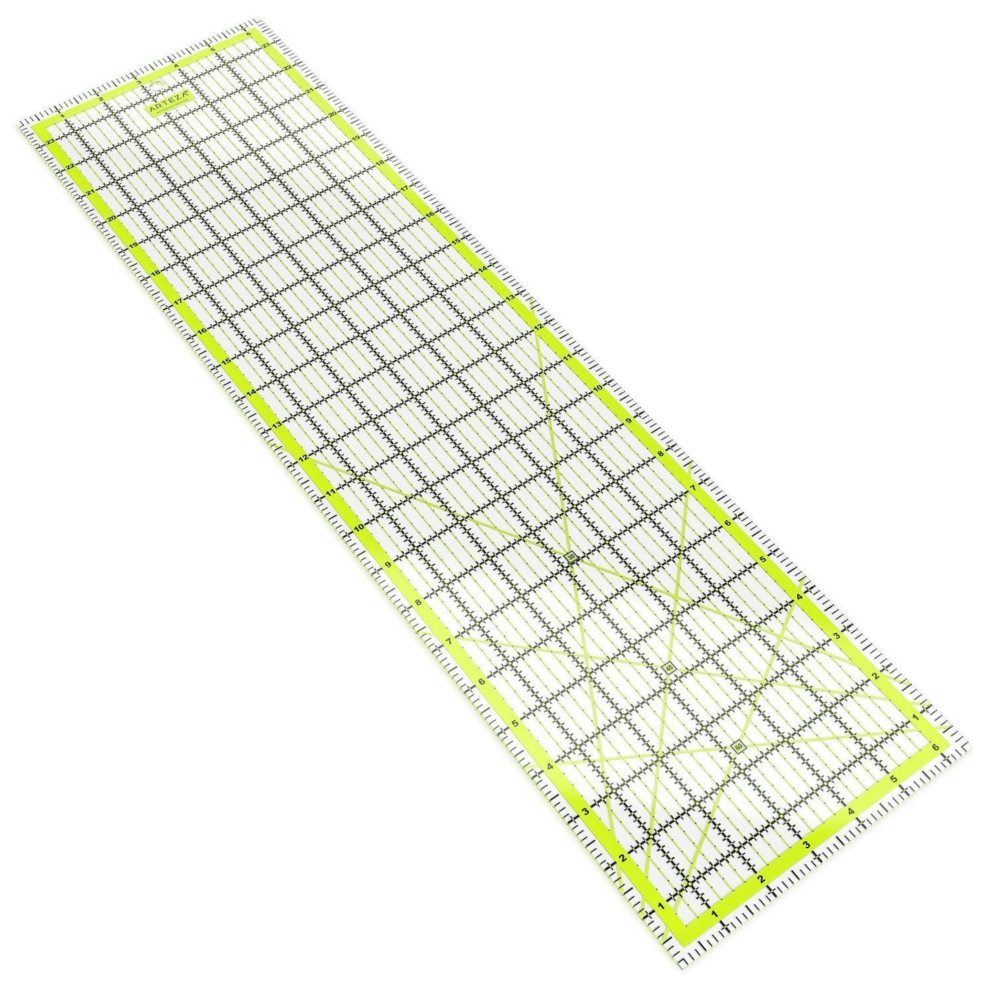 Acrylic Quilter's Ruler, 6.5" x 24"