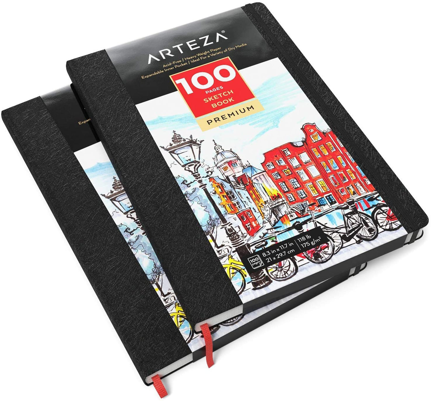 SKETCHBOOKS - (TUFF CITY SKETCHBOOK) Professional quality 200 pages  (5.5X8.2)
