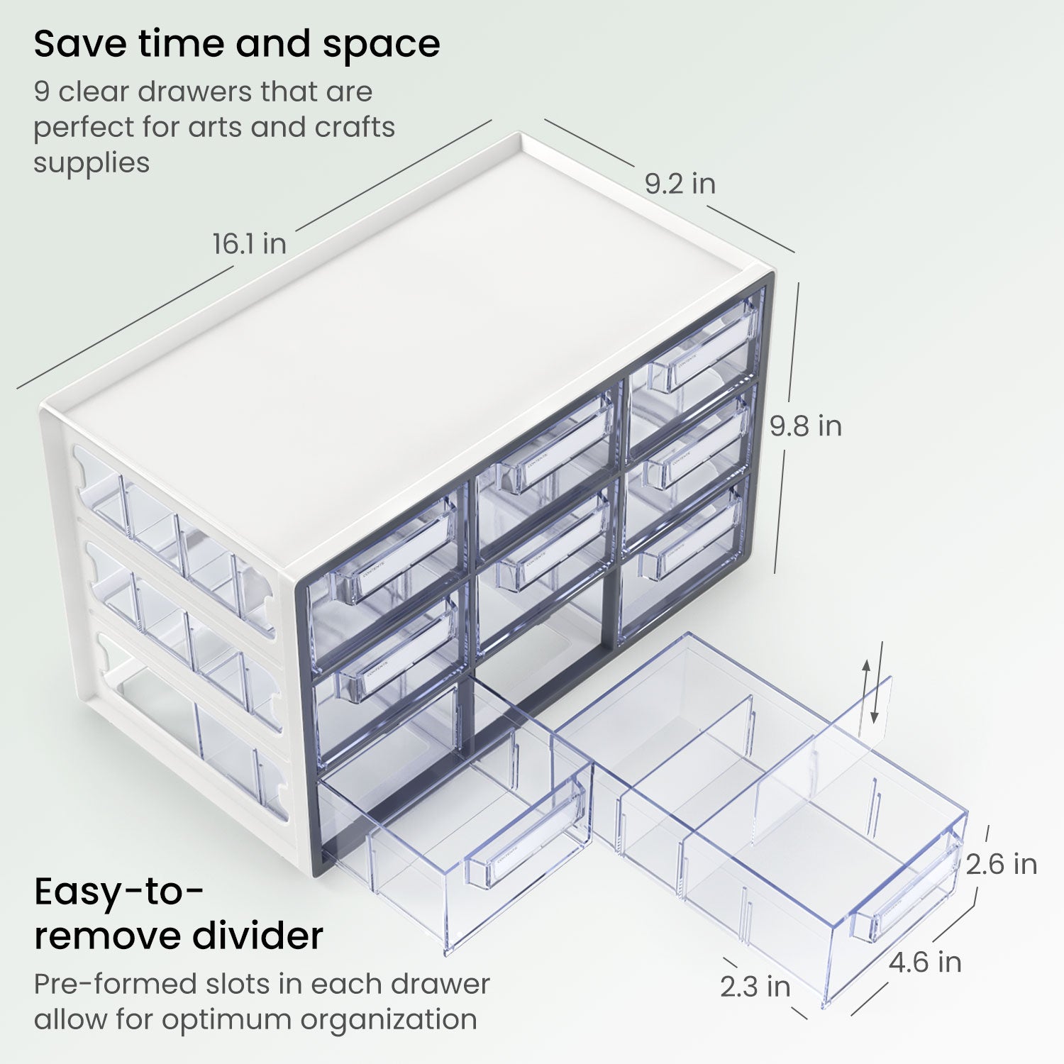 Sizing 9 Drawer Storage Cabinet