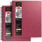 Sketchbook, Spiral-Bound Hardcover, Pink, 9" x 12” - Pack of 2