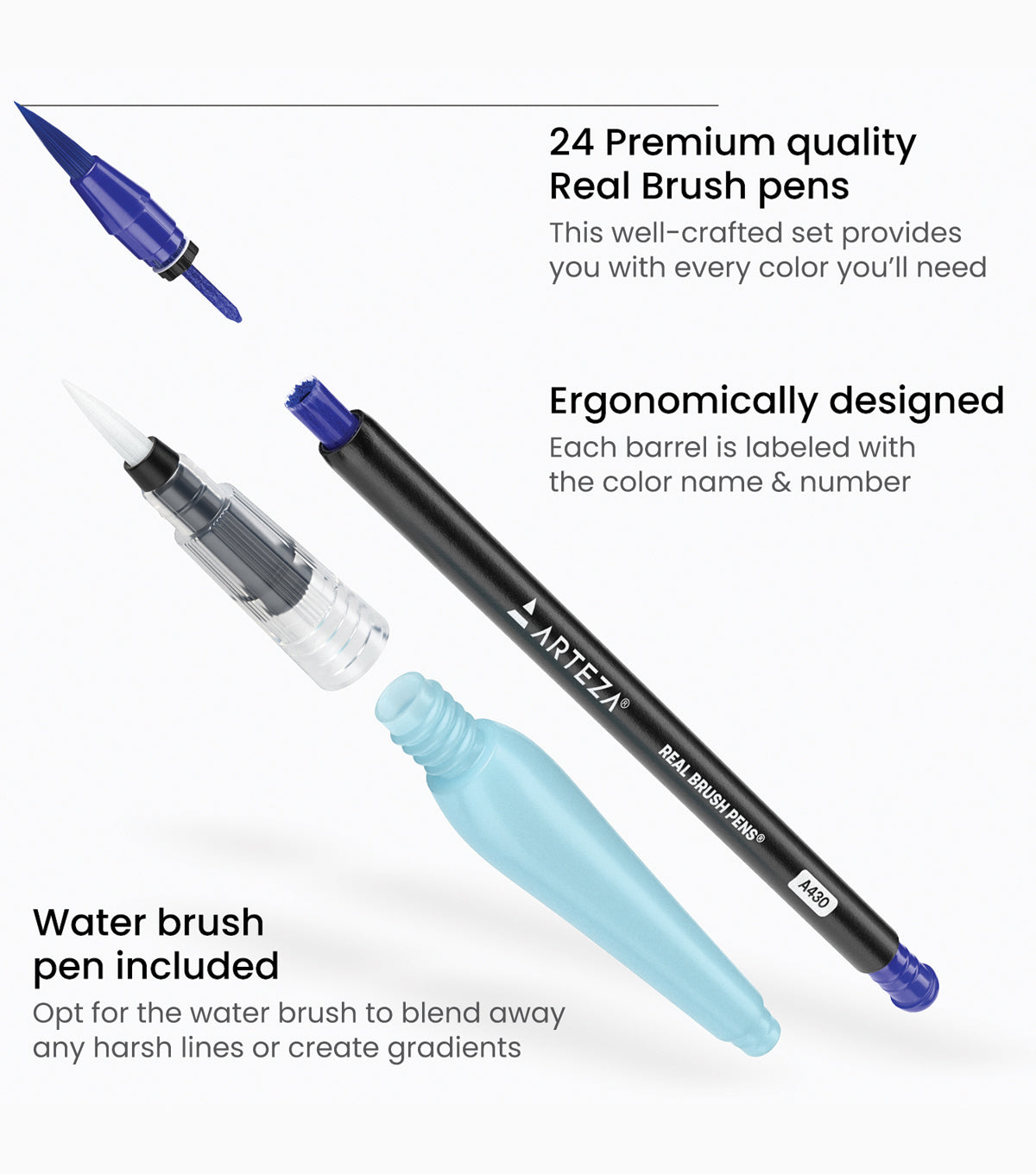 Arteza® 24 Real Brush Pens® Set